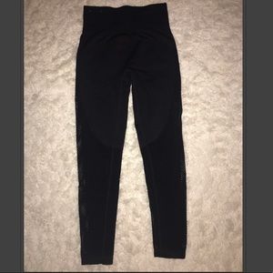 JOY LAB High Rise Black Mesh Legging